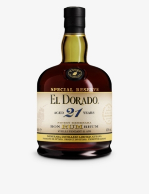 EL DORADO: El Dorado 21-year-old rum 700ml