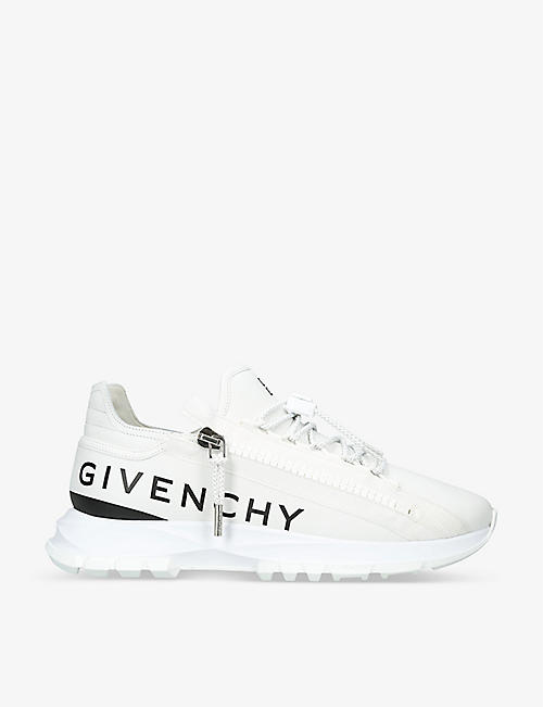 GIVENCHY: Spectre zipped leather low-top trainers
