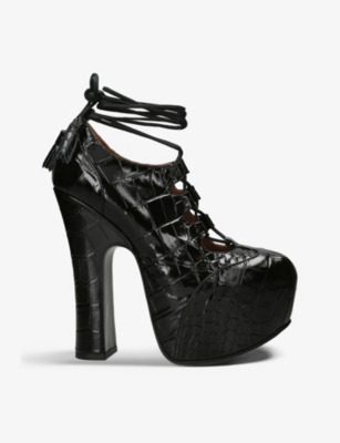 Vivienne Westwood Elevated Ghillie 145mm Platform Pumps In Black