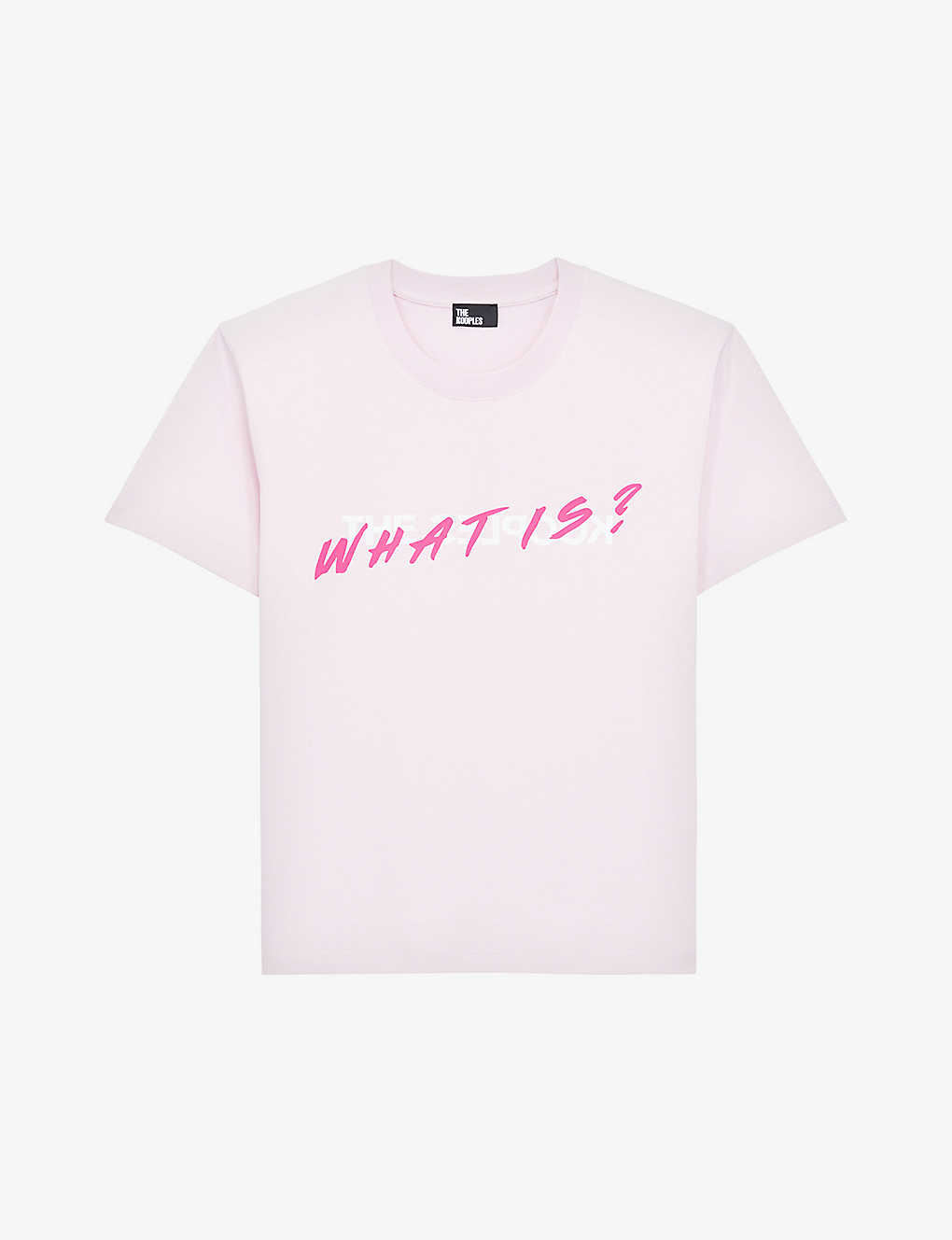 The Kooples Womens Pale Pink Logo-print Cotton-jersey T-shirt