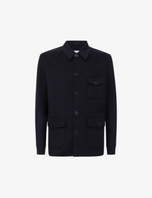 REISS - Mast patch-pocket wool-blend jacket | Selfridges.com