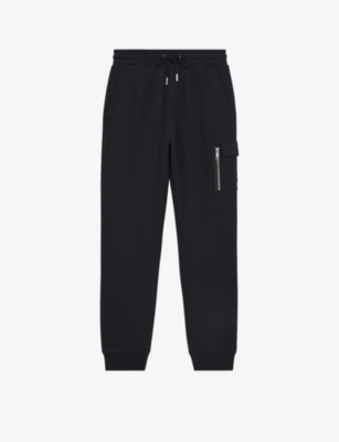 THE KOOPLES - Side-pocket elasticated-waist cotton jogging bottoms ...