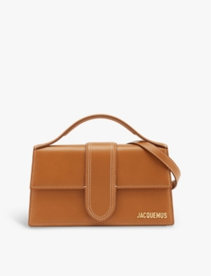 JACQUEMUS: Le Grand Bambino leather shoulder bag