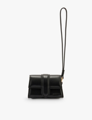 JACQUEMUS: Le Porte Bambino leather AirPod case