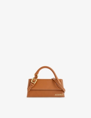 Le Chiquito Long Leather Top Handle Bag