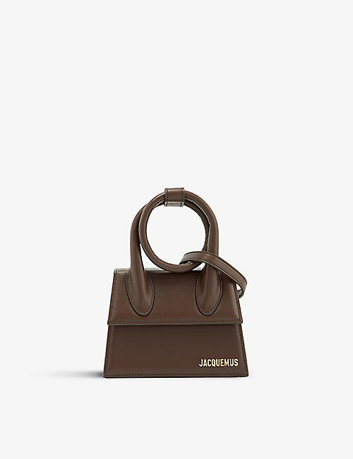 JACQUEMUS: Le Chiquito Noeud leather cross-body bag
