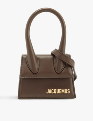 Jacquemus Midnight Brown Le Chiquito Leather Cross-body Bag