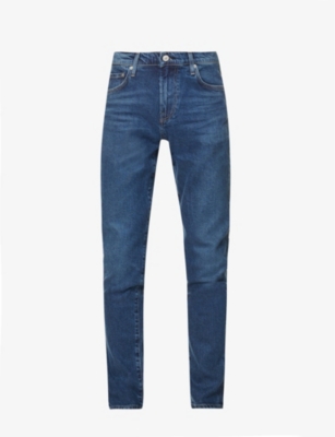 Citizens Of Humanity Mens All Roads London Brand-patch Tapered-leg Stretch-denim Jeans