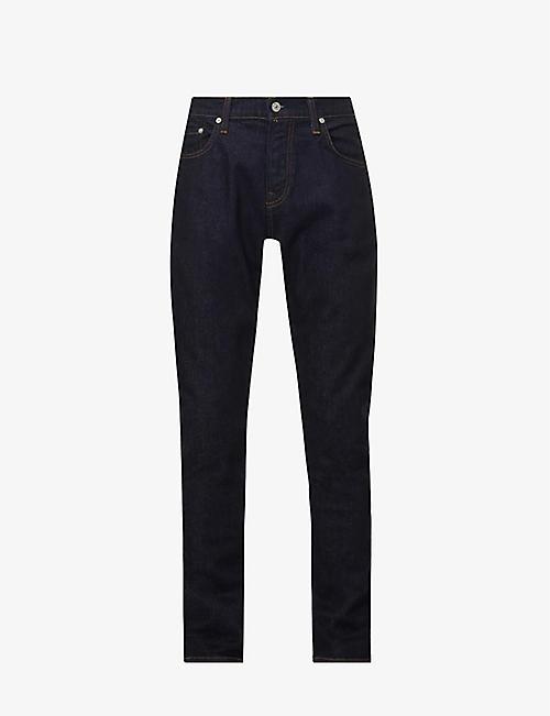 CITIZENS OF HUMANITY: London brand-patch tapered-leg stretch-denim jeans