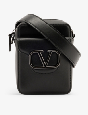 Loco Mini Leather Crossbody Bag in Black - Valentino Garavani