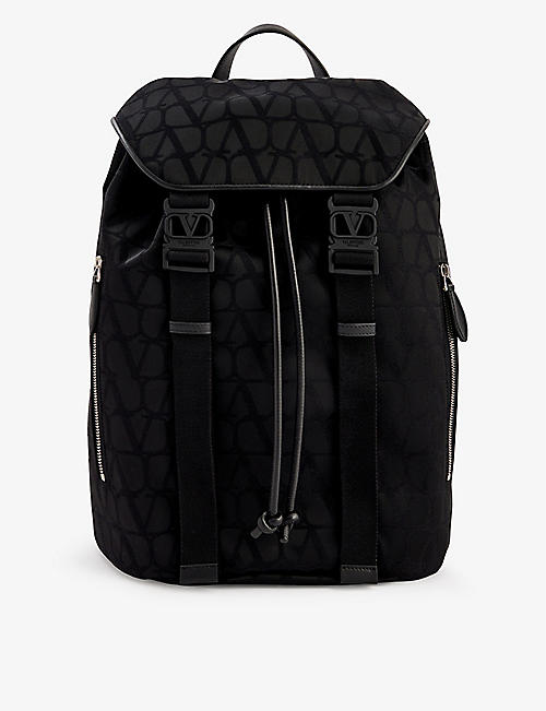 VALENTINO GARAVANI: Top-handle woven backpack