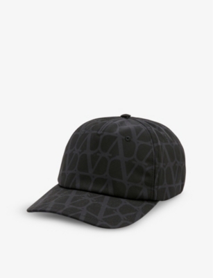 VALENTINO GARAVANI: Toile logo-print shell baseball cap