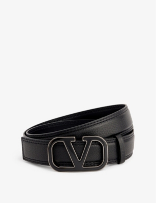 Christian Louboutin Men's Bizbelt Logo Buckle Belt