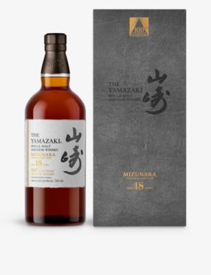 SUNTORY: Yamazaki Mizunara 100th anniversary 18-year-old single-malt whisky 700ml