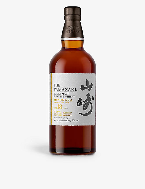 SUNTORY: Yamazaki Mizunara 100th anniversary 18-year-old single-malt whisky 700ml