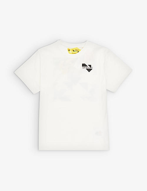 OFF-WHITE C/O VIRGIL ABLOH: Logo-print cotton-jersey T-shirt 4-12 years