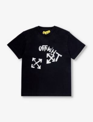 Off-White c/o Virgil Abloh T-shirt In Black Cotton