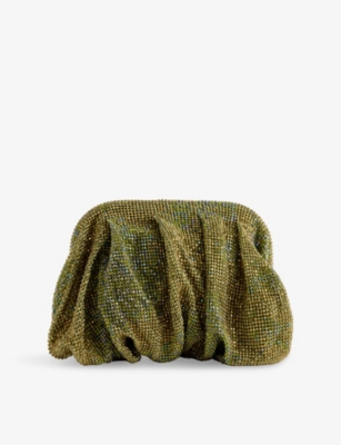 BENEDETTA BRUZZICHES: Venus La Grande mesh clutch bag