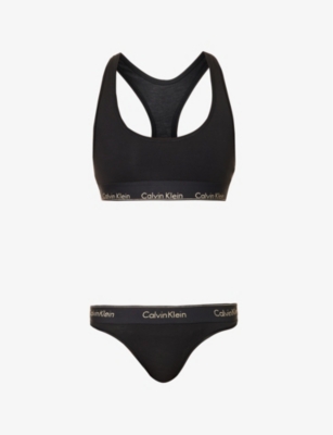 Calvin Klein Modern Cotton Bikini Nightshade SM (Women's 4-6) at   Women's Clothing store