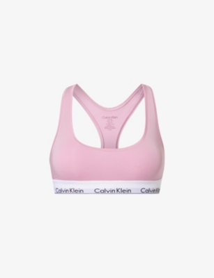 CALVIN KLEIN - Modern lift cotton-jersey bralette