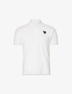 Black best sale cdg polo