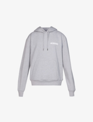 JACQUEMUS: Le Sweatshirt logo-print organic cotton-jersey hoody