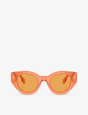 BURBERRY: BE4390 Meadow cat-eye acetate sunglasses