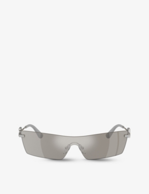 DOLCE & GABBANA: DG2292 butterfly-frame metal sunglasses