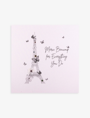FIVE DOLLAR SHAKE: Merci Beaucoup For Everything You Do card 13.5cm x 13.5cm