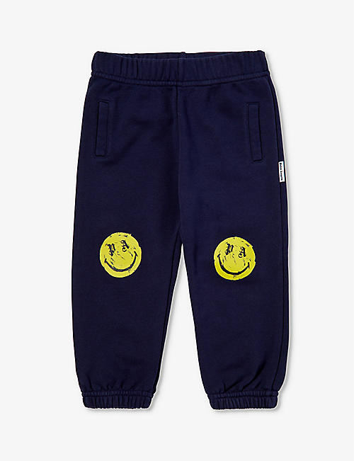 PALM ANGELS: Graphic-print tapered-leg cotton-jersey jogging bottoms 9-36 months