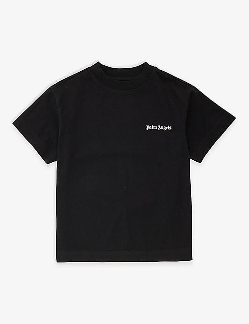 PALM ANGELS: Logo text-print cotton-jersey T-shirt 4-12 years