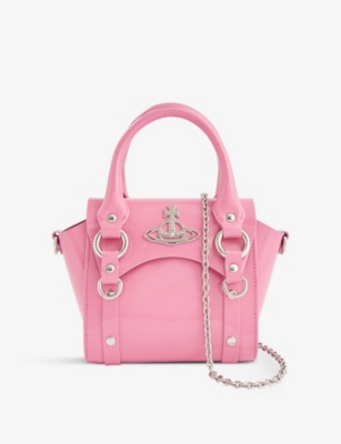 Vivienne Westwood Cross-body Bag Pink Size -- Bovine Leather