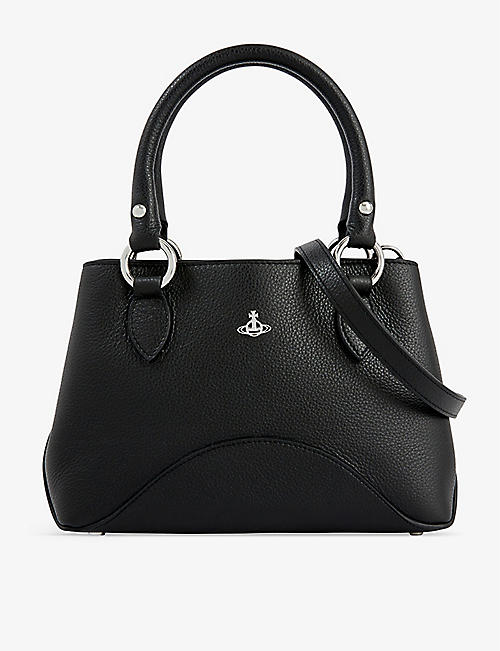 VIVIENNE WESTWOOD: Britney small leather top-handle bag