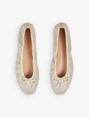 LK BENNETT: Trilly glittered ballet pumps