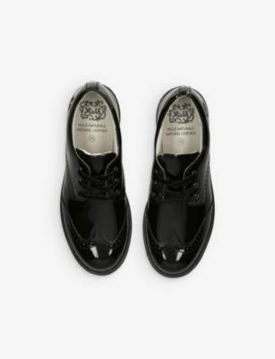 LELLI KELLY: Dara patent leather brogues 9-12 years