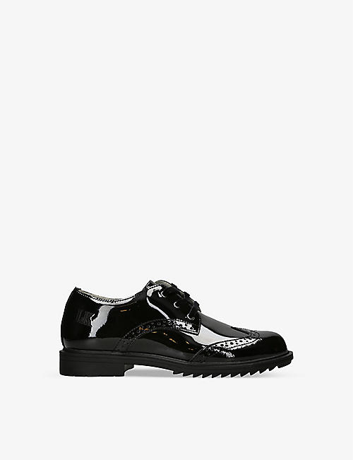 LELLI KELLY: Dara patent leather brogues 9-12 years