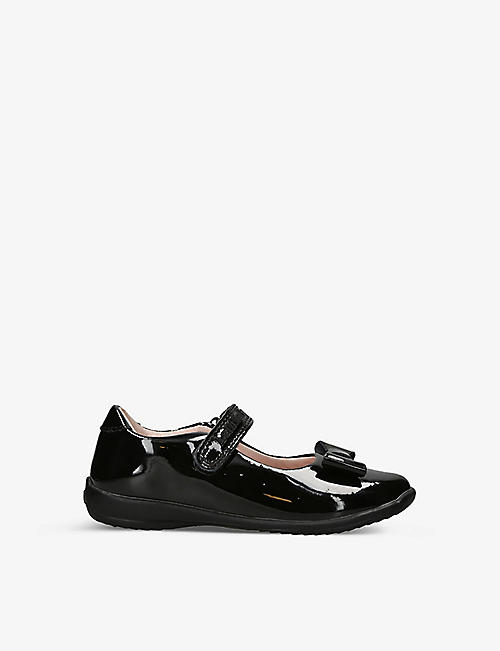 LELLI KELLY: Perrie bow-embellished patent-leather school shoes 5-9 years