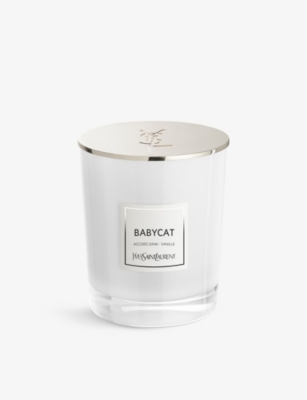 YVES SAINT LAURENT: Le Vestiaire des Parfums Babycat scented candle&nbsp;195g