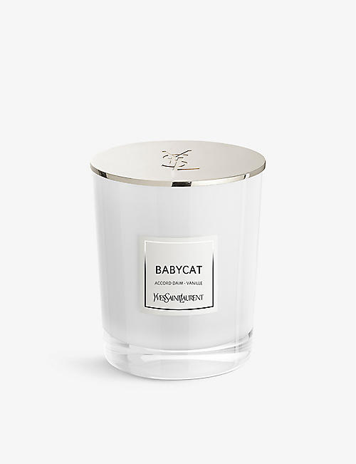 YVES SAINT LAURENT: Le Vestiaire des Parfums Babycat scented candle&nbsp;195g