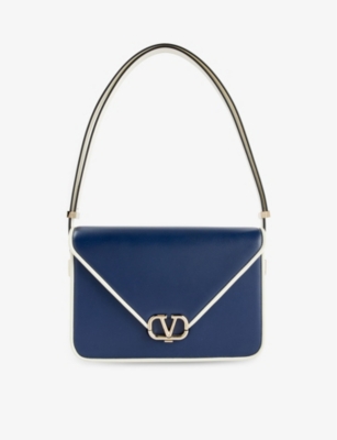 VALENTINO：信封造型皮革单肩包