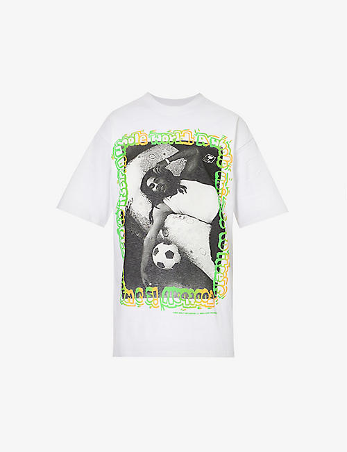 MARKET: Bob Marley graphic-print cotton-jersey T-shirt