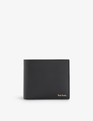 PAUL SMITH: Stipe-print leather wallet