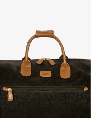 Shop Bric's Life Large Woven Holdall In Olive