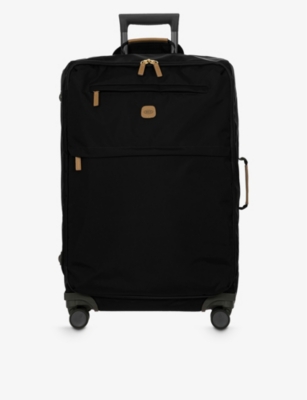 BRIC'S BRICS BLACK X-TRAVEL FOUR-WHEEL RECYCLED-POLYAMIDE SUITCASE 65CM,68544172