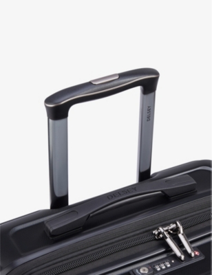 Delsey Black Shadow 5.0 Double-wheel Woven Suitcase 66cm In Black