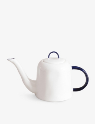 Feldspar Cobalt Dimpled-texture Bone-china Teapot 500ml