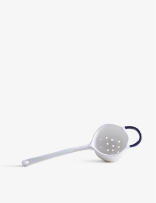 Feldspar Cobalt Contrasting-handle Fine Bone-china Tea Strainer