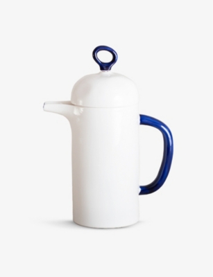 Feldspar Small Bone-china Cafetière 500ml Cobalt