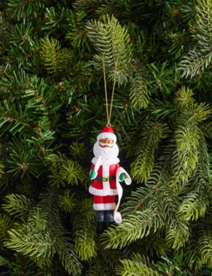 SELFRIDGES EDIT: March Muses Pops Christmas hanging-loop clay Christmas decoration 10cm