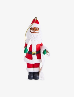 SELFRIDGES EDIT: March Muses Pops Christmas hanging-loop clay Christmas decoration 10cm
